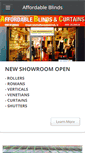 Mobile Screenshot of affordableblinds.ie